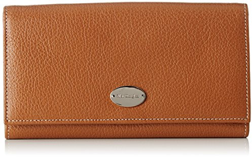 Mac Douglas - Portefeuille Compagnon Chatain – Cuir de Buffle - Le GONDOLE de la collection BUNI-Taille U : 20 * 13 * 2,5cm - 2 compartiments comprenant 5 poches dont une zippé pour la monnaie