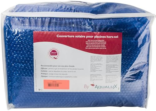 AQUALUX Couverture solaire pour piscine tubulaire rectangle 5,50x2,75m