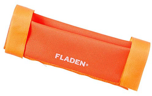 Fladen Reling Rutenhalter in Orange, zur Befestigung Ihrer Rute an der Reling des Bootes, einfach zu befestigen und zu lösen