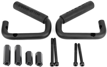 Auto-Haltegriff, Aluminiumlegierung Auto-Front-Haltegriff Zubeh?r Passend für JK 2/4 Tür 2007-2019