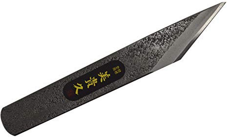 Anreißmesser Furniermesser Cuttermesser Schnitzmesser Japananisches Messer Kiridashi Handgeschmiedet in Japan – Rechtshänder (gehämmerte 27 mm)