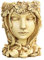 Holibanna Pot de fleurs en résine colorée pour fille, Pot Plante Intérieur - Pour décoration de bureau, la maison, le bureau, la fête des mères