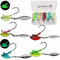 Dovesun Jig Spinner Set Underspin Angelzubehör Set Spinnerbait mit Weidenklinge Blinker Angeln Gemischt 14g(1/2oz) 15Stück
