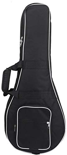 Mandolin Gig Bag 73cm/28 . 7in Length Padded Mandolin Case with Side Pocket Carry Handle & Shoulder Strap Mandolins Instrument for Mandolin Lovers Players Beginning Oboist