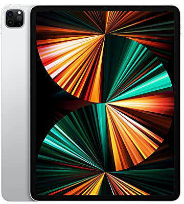 2021 Apple iPad Pro (12.9-inch, Wi-Fi, 128GB) Silver (Renewed)