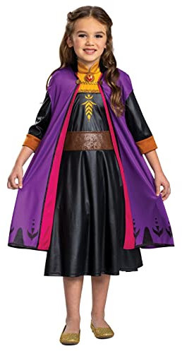 DISGUISE DISK140036K Costume Anna pour fille, violet, taille M