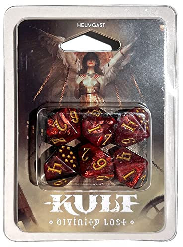 Kult RPG Dice Set Inferno Edition