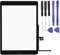 For iPad 7/8 7th Gen 2019 8th Gen 2020 Touch Screen Digitizer Replacement 10.2 A2197 A2198 A2200 A2270 A2428 A2429 A2430 Front Glass With Home Button & Tool Kit (Black)