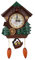 Uadme Vintage Kuckucksuhr Baumhaus Wanduhr mit Tieren für Zuhause, Büro, Wohnzimmer, Schlafzimmer, Dekoration, Kunst, Geschenk, Basteln, Kinderbedarf