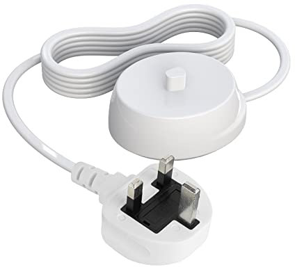 Electric Toothbrush Charger for Oral B 3757, Charger Base for Braun Oral B Pro 1 600, 650, Pro 2 2000, 2900, Pro 3 3500, 3900, Genius X, Genius 8000, Smart 4500N, Charging Base with 1.5M Cable