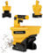 Uniqwamo Handheld Power Streuer für Dewalt 20V/60V Li-Ion Akku, ganzjährig erhältlich, Grassamen, Steinsalz (Batterie Nicht enthalten)