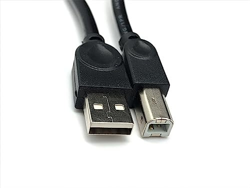 T-ProTek USB Kabel Drucker Druckerkabel Scanner Anschluss kompatibel für Oki Microline 280 seriell 9 Pin