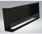 Biokamin Dugez Italia Wandkamin Modell Mega 150 von 150 x 40 cm offen Ecke links mit Glasfront Brenner 90 cm Thermo-Kamin hergestellt in Italien