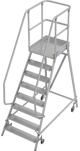 KRAUSE | Podestleiter | einseitig begehbar | 8 Stufen