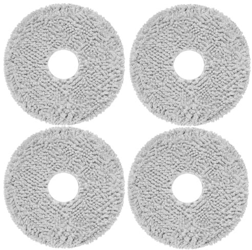 KiimSin 4 pièces Chiffon de Nettoyage pour Xiaomi X20+, X10+,pour Dreame L10s Pro Gen 2, L10s Pro Ultra Heat, X40 Ultra Complete, L20 Ultra, L10s Pro,L10s Ultra, L10 Prime