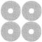 KiimSin 4 pièces Chiffon de Nettoyage pour Xiaomi X20+, X10+,pour Dreame L10s Pro Gen 2, L10s Pro Ultra Heat, X40 Ultra Complete, L20 Ultra, L10s Pro,L10s Ultra, L10 Prime