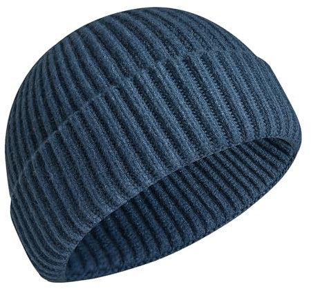 SUZALA Winter Beanie Hat für Damen Herren, Unisex Fischermütze Dockermütze Rollmütze Winter Hut Baseballkappe