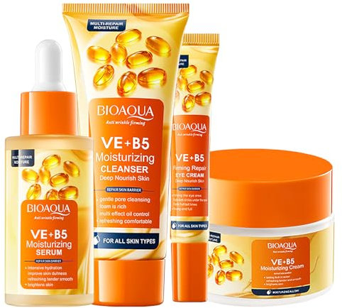 ISBEAUSOLS VE + B5 Hautpflege-Set, 4 Stück