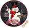 PRETYZOOM Schickes Schneemann-türschild Mit Frohe Weihnachten-Nachricht Für Die Feiertage Zum Aufhängen.
