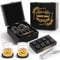 E EASTSTORM Whiskey Geschenke für Männer，Whisky Gläser Set，Whisky Set Gifts for Men，Wiskey Männer Inklusive Whiskey Glas，Whiskey Steine，Weihnachten für Ehemann und Vater