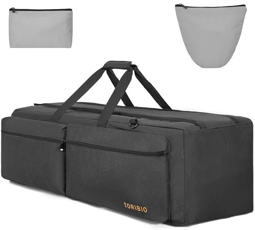 TORIBIO 88,9 cm Teleskoptasche, Mehrzweck-Teleskop-Tragetasche, Aufbewahrung für Celestron-Teleskop-Stativ und Zubehör mit verstellbarem Schultergurt