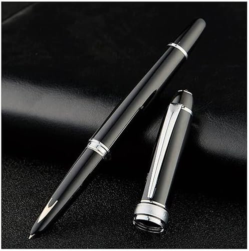 DUddTTW foutain pen Fountain Pen High-end Metal Writing Pen 14k Gold Nib Diary Writing Calligraphy Pen School Supplies Writing Fountain Pen Clearer