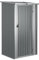 Gecheer Casetta,Capanno,da Giardino,Esterno,in Acciaio Zintato,Grigio,118,5x97x209,5 cm,Capanno da Giardino in Acciaio,Capanno Attrezzi Acciaio,Casetta Attrezzi,Casetta Acciaio Lamiera,Casetta Metallo