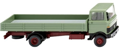 Wiking MB LP809 Flatbed Truck Light Green 1965-84 WK043120 HO Gauge