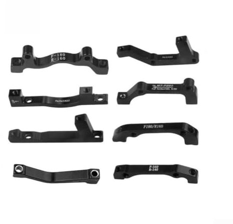 Staffa per disco freno MTB da IS a PM, adattatore per rotore di dimensioni 140 mm, 160 mm, 180 mm, 203 mm (04)