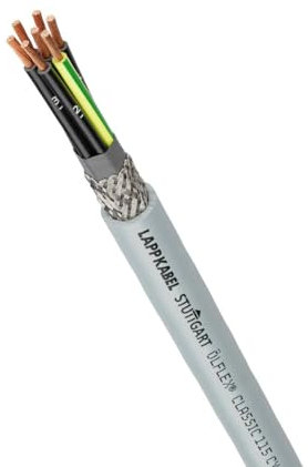 Lapp 1136207 ÖLFLEX CLASSIC 115 CY 7G1 Câble de commande blindé I Câble flexible 7 fils I Câble isolé en PVC Gaine grise I Fils numérotés