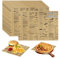 150 Blätter Backpapier Zeitungsoptik 28x38CM Deli Papierblätter Fettdichte Papierblätter Lebensmittelkorb Liner Pommes Papier für Korb Käsepapier Backpapier für Burger, Butterbrot, Pommes