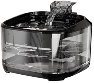 Fontaine à eau silencieuse pour chats - 5 L - Circulation automatique - Filtration par USB - Pour divers animaux domestiques