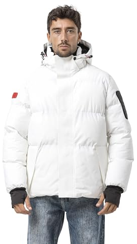 Cipo & Baxx Herren New Mantel Series – Stylische Winterjacke im modernen Design mit warmem Innenfutter, abnehmbarer Kapuze und funktionalen Details für kalte Tage
