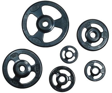 York 20kg Rubber 'ISO-Grip' Plates