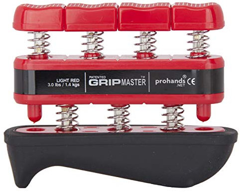 Prohands Gripmaster Handtrainer/Fingertrainer Medical Light, Rot, 1,4 kg