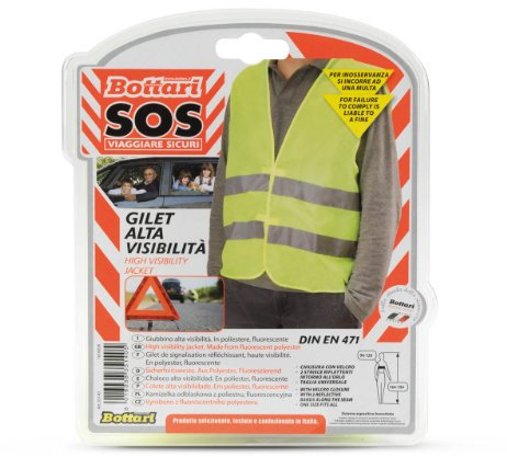 Bottari S.O.S. 35140 Tren elassene Chaleco Reflectante según DIN EN471