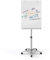 Nobo Diamond mobiles Flipchart aus Glas (hervorragend abwischbar, höhenregulierbar, für Flipchartblöcke geeignet) weiß