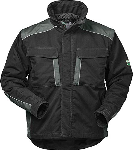 Elysee Canvas-Outdoorjacke Basel Größe, 1 Stück, 2XL, schwarz/grau, 22651-2XL