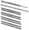 Emuca 3010005 Set di 5 paia (10 pz) guide/binari con cuscinetti a sfere ad estrazione parziale 17mm x 342mm per cassetto