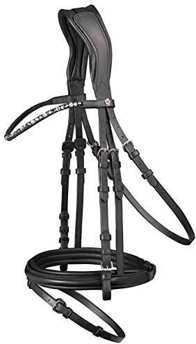 WALDHAUSEN X-Line Nasenpolster Design, Vollblut, schwarz