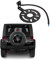 DYNAVISION CAMJP-0010 Lite Rückfahrkamera für Jeep Wrangler JK 2007–2018, wasserdicht, abnehmbar, Parkhilfe mit Rückfahrkamera, Radio, Video-Eingangskabel