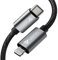 VENA USB C to Lightning Cable - 10FT/ 3m (Apple MFI Certified), 18W Fast Charge Power Delivery Nylon Braided Apple Charger Compatible with iPhone SE 2020/11/11 Pro/11 Pro Max/X/XS/XR/XS Max/8/8 Plus