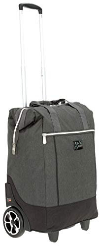 Punta Big Wheel Einkaufsroller Einkaufswagen Shopping Trolley Einkaufstrolley Trolly 10303 + Thermotasche (Two Tone DUNKELGRAU 1700)