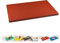IstaTools Planche à découper - En plastique - Pour cuisine - Taille XL ou XXL - Rouge - XXL - 60 x 40 x 2 cm