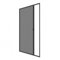Zanzariera avvolgibile laterale in alluminio grigio antracite H 220 x L 160 cm