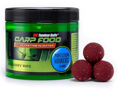 Tandem Baits Karpfen Futter Angelfutter Hakenköder Perfection Hookers 18 mm 120 g Reife Maulbeere