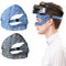 2 Stück VR Eye Mask VR Face Cover Schweißband, Größenverstellbares Schweißband für VR Sweat Band Feuchtigkeitsableitende, für Virtual Reality Oculus Quest 2 Go HTC PS VR Spiele (Blau + Grau)