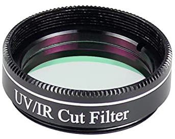 CelticBird Filtro telescopico - Filtro UV IR Cut Block da 1,25 pollici - Filtro infrarosso rosso - Filtro UV per interferenze telecamera CCD