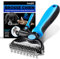 Brosse Chien Poil Long - Peigne Pour Chiens Et Chats - Élimine Les Sous Poils Très Facilement - EFFICACITÉ GARANTIE - Pour Un Toilettage Optimale - Massage & Protection Capillaire Supérieure