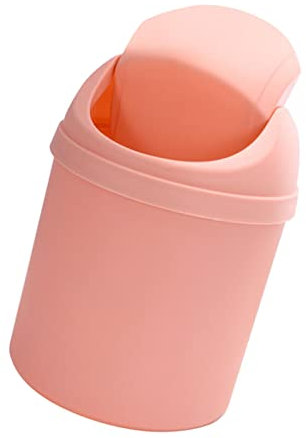 AIXING Poubelle de Bureau, Corbeille de Salle de Bain, Bureau secouer Couvercle Poubelle avec Couvercle Petite Poubelle Stockage de débris Nettoyage Poubelle Peut secouer Couvercle Seau